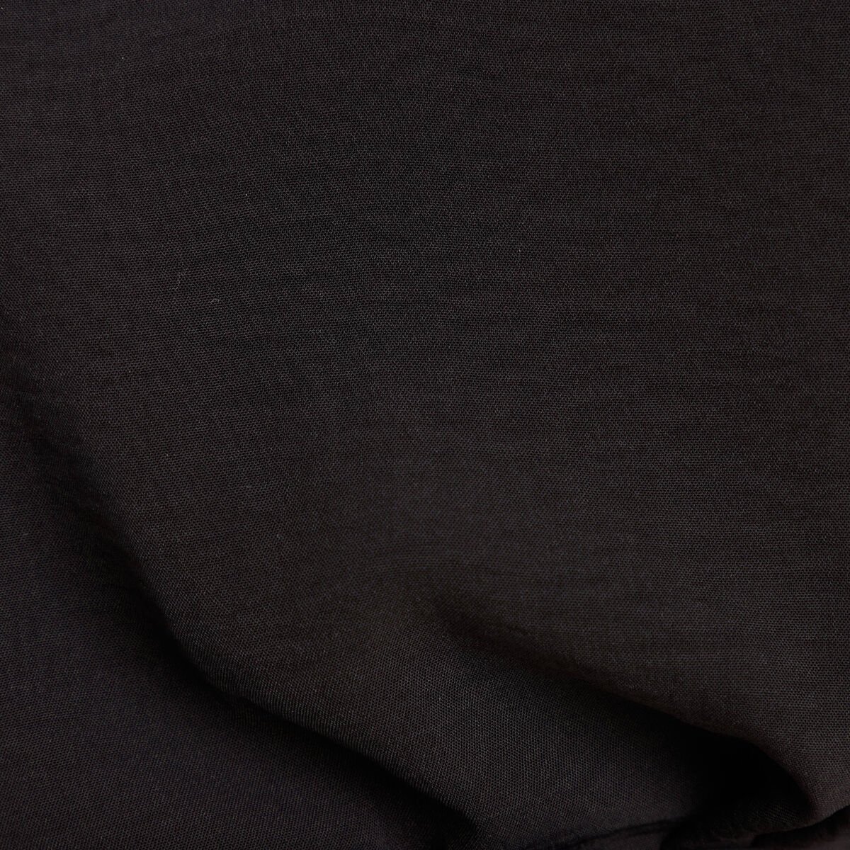 Robe droite ceinture nouée noir femme
