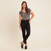T-shirt manches courtes vert femme