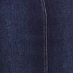Jupe longue droite en jean denim brut femme