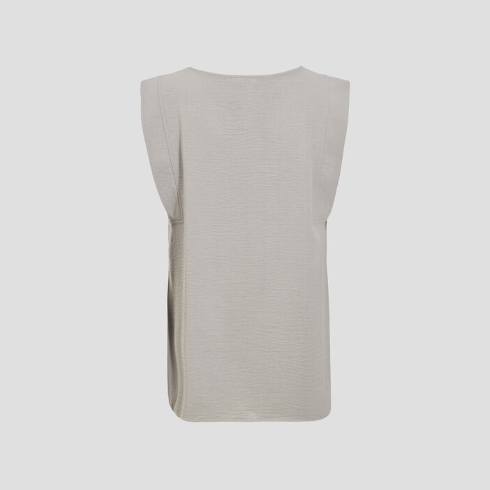 Blouse sans manches vert clair femme