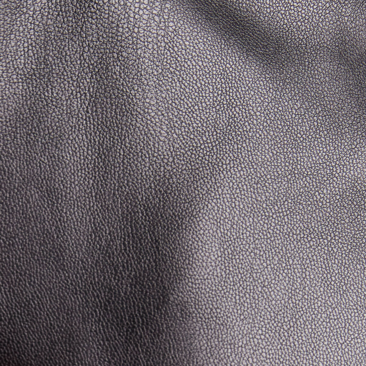 Blouson cintré simili cuir noir femme