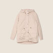 Parka à capuche sable femme