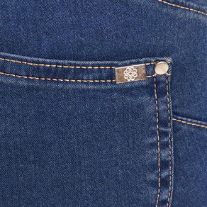 Jeans léger taille standard 7/8ème denim double stone femme