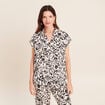 Chemise sans manches blanc femme