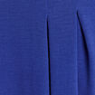 Jupe longue &eacute;vas&eacute;e ceintur&eacute;e bleu fonc&eacute; femme