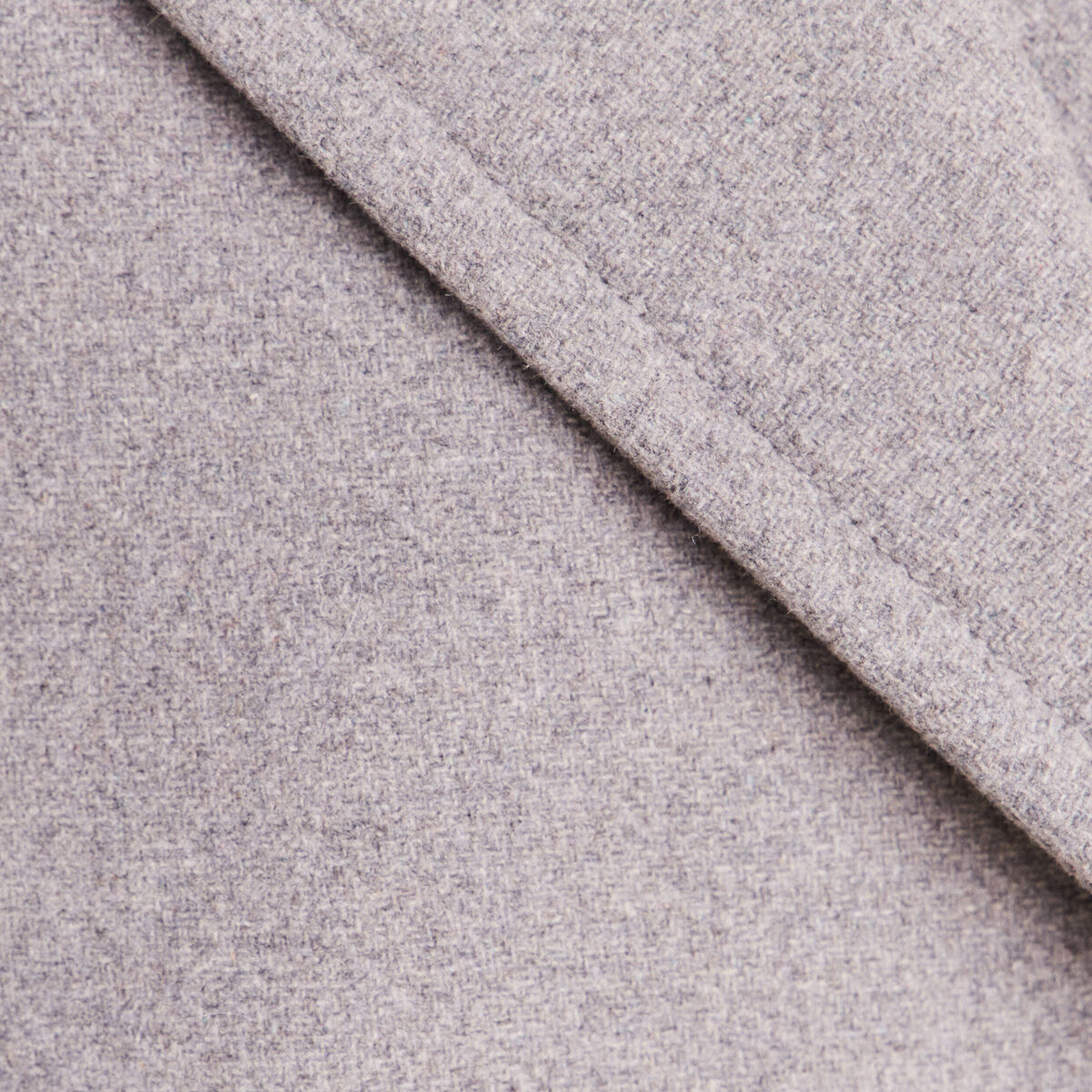 Caban doubl&eacute; avec capuche gris clair femme