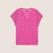 T-shirt manches courtes rose femme