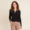 T-shirt manches longues noir femme