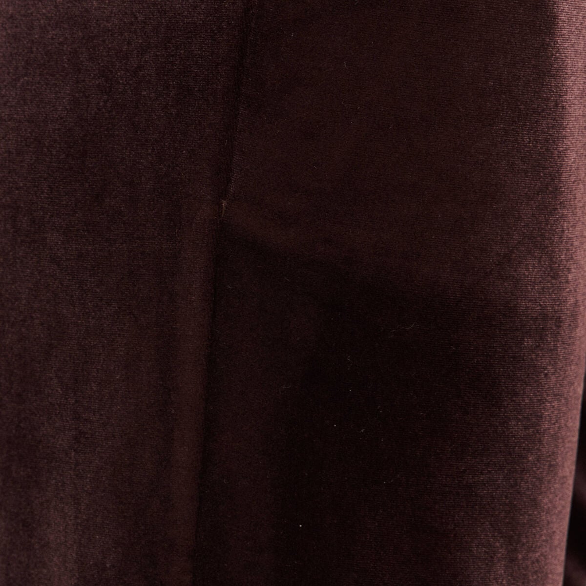 Pantalon large taille haute marron fonc&eacute; femme