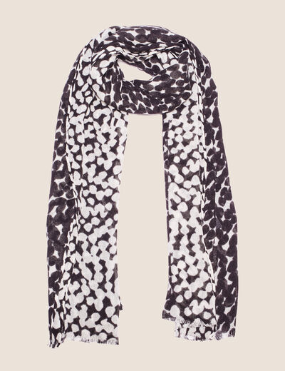 Foulard noir femme