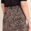 Jupe jacquard taille standard beige femme
