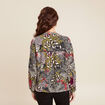 Blouse manches 3/4 vert femme