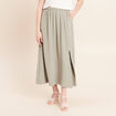 Jupe avec tresse vert clair femme