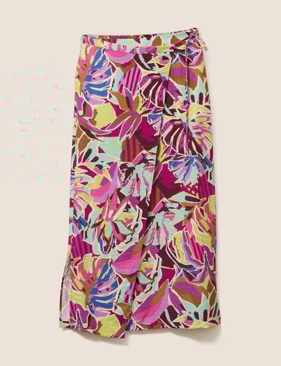 Jupe taille standard mauve femme
