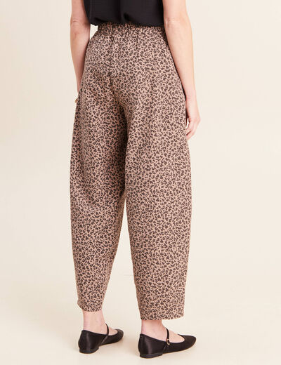 Pantalon marron femme