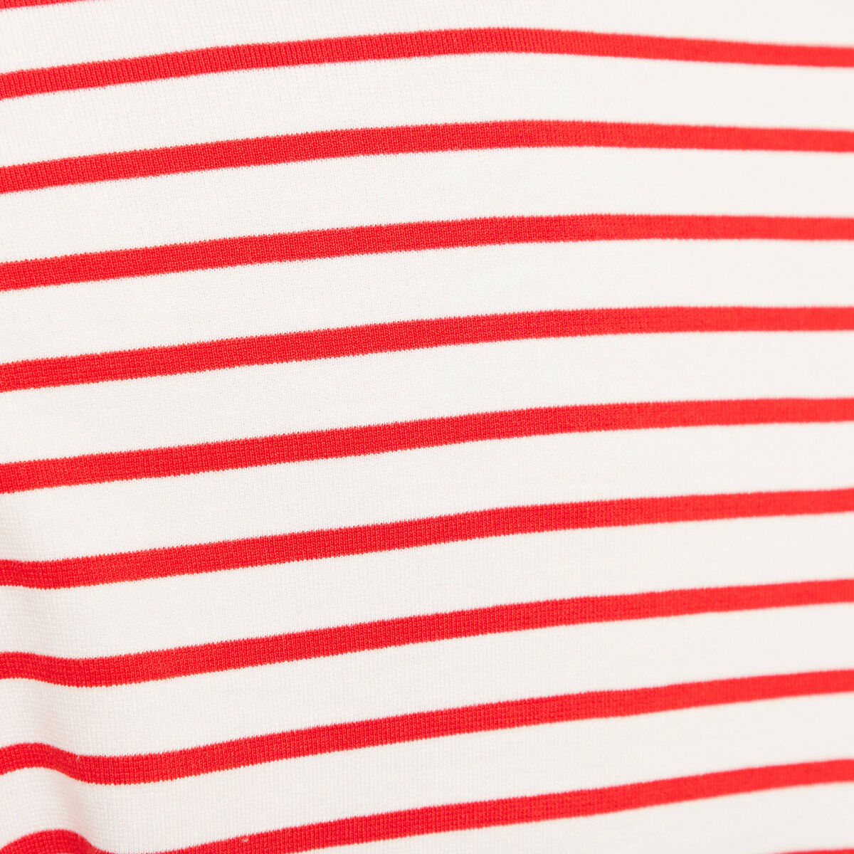 T-shirt manches courtes brodé rouge femme