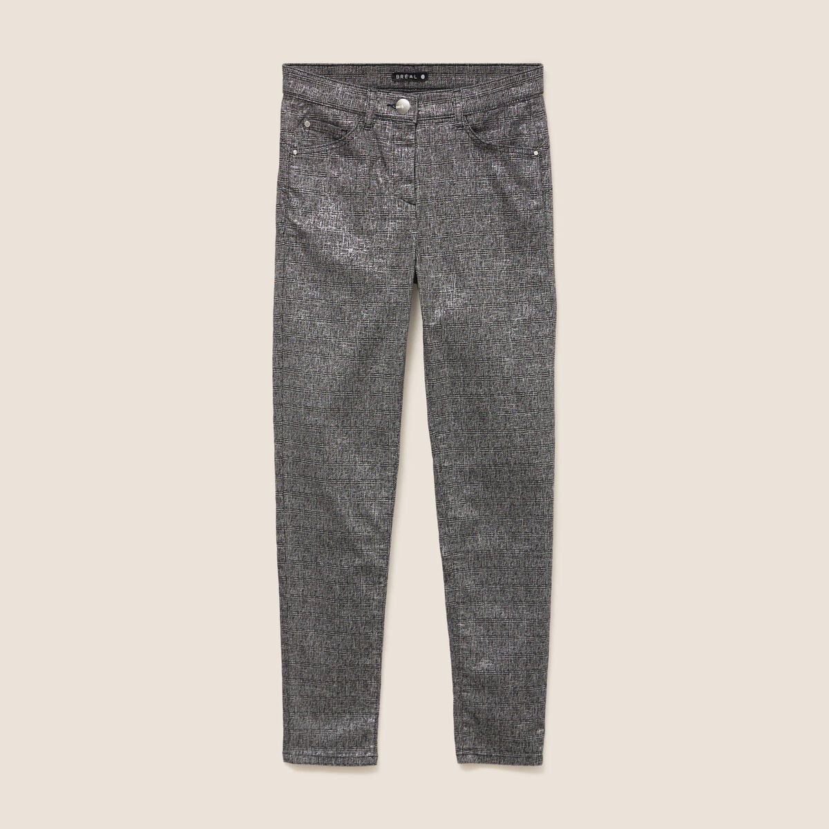 Pantalon magique Le L&eacute;ger enduit gris femme