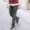 jean bootcut taille standard denim gris femme