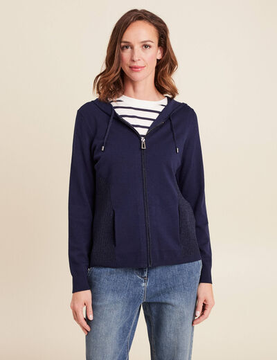 Pull bleu marine femme