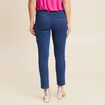 Jean ajusté cargo denim stone femme