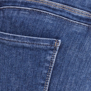 Jean magique ajusté taille standard denim double stone femme