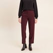 Pantalon bordeaux femme