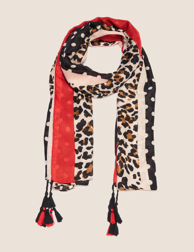 Foulard ecru femme