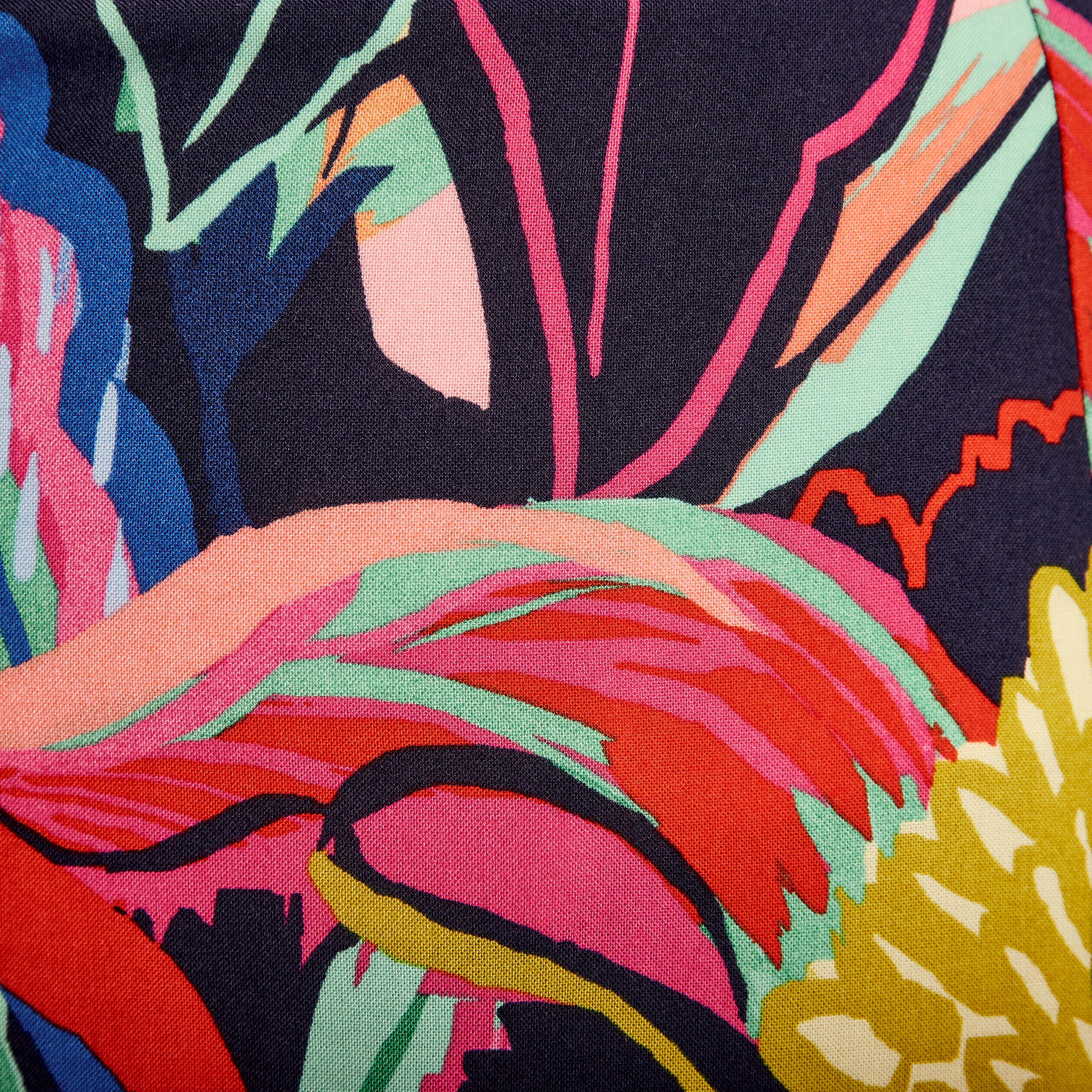 Jupe évasée Femme BREAL Taille 40 - Imprimé Floral - Taille élastiquée - Viscose/élasthanne - Neuf Sans étiquette