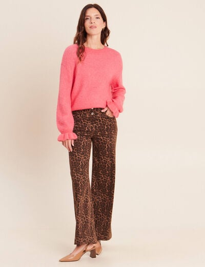 Jean marron femme