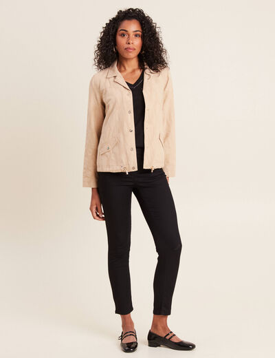 T-shirt manches courtes noir femme