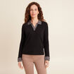 T-shirt manches longues noir femme