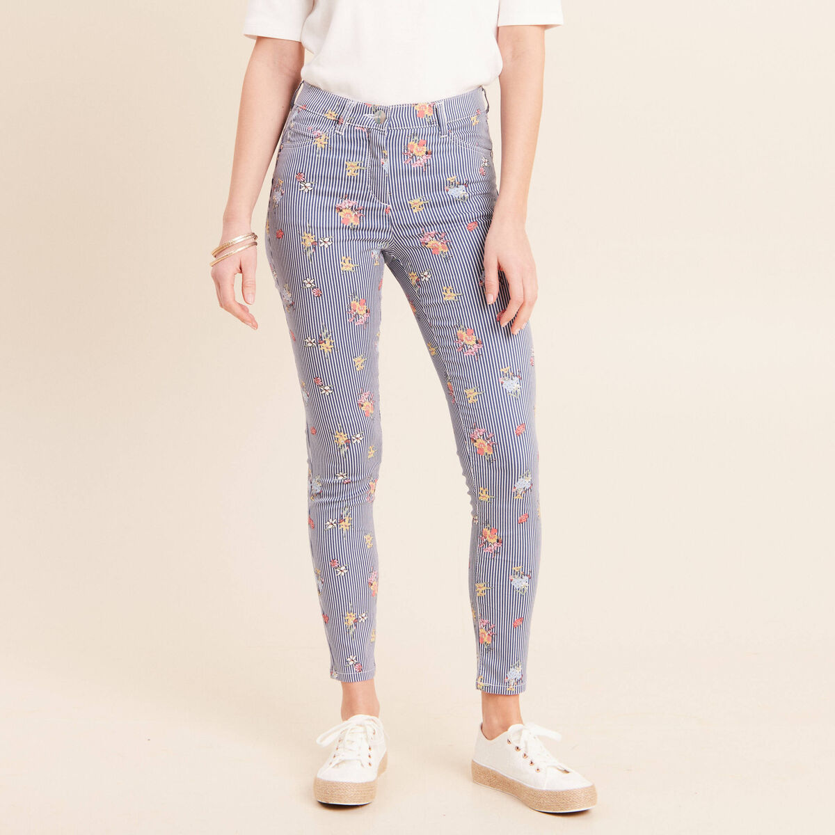 Pantalon magique Le L&eacute;ger coupe ajust&eacute;e bleu femme