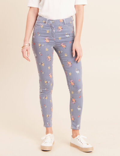 Pantalon magique Le L&eacute;ger coupe ajust&eacute;e bleu femme