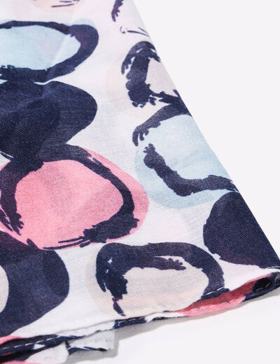 Foulard ecru femme