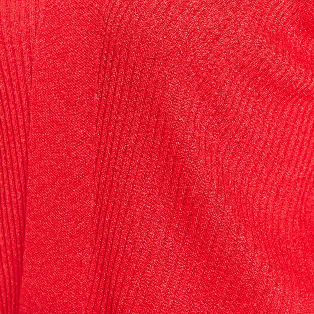 Pull à manches courtes rouge femme