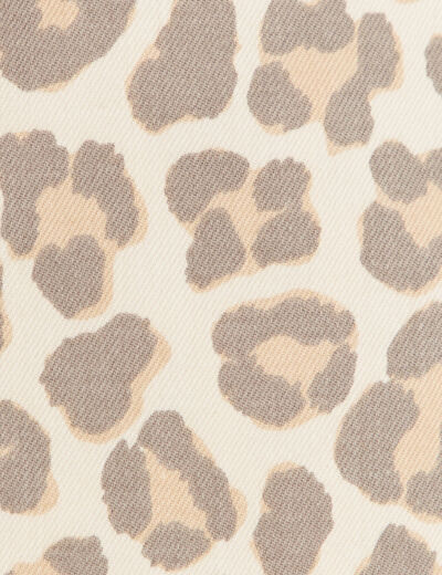 Short large taille élastiquée blanc femme