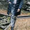 Pantalon ajust&eacute; &agrave; coulisse noir femme