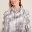 Chemise manches longues blanc femme