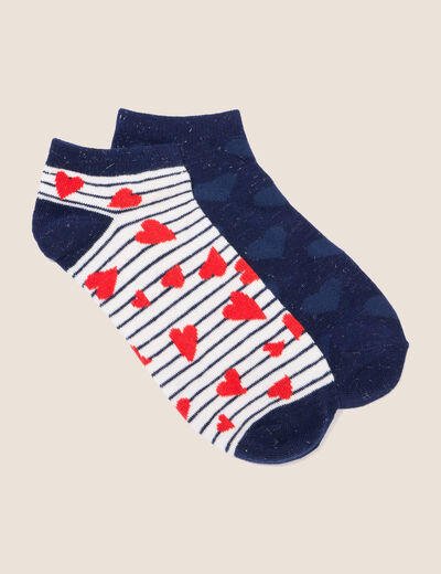 Lot de chaussettes bleu marine femme