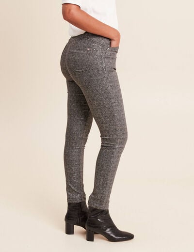 Pantalon magique Le L&eacute;ger enduit gris femme