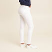 Pantalon léger taille standard long blanc femme