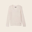 Pull manches longues couleur or femme