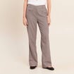 Pantalon 7/8e taille standard marron femme