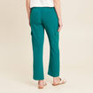 Pantalon flou cargo 7/8ème vert femme