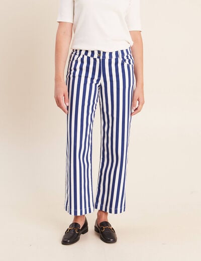 Pantalon bleu femme