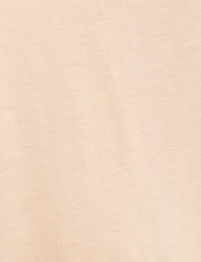 T-shirt manches courtes sable femme