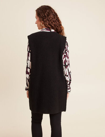 Gilet noir femme