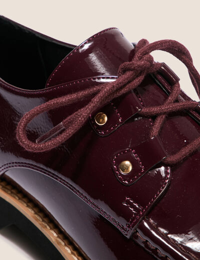 Derby bordeaux femme