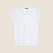 T-shirt manches courtes bleu ciel femme