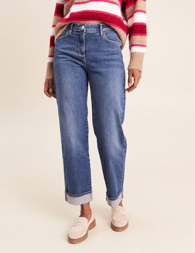 Pantalon magique l'unique denim double stone femme